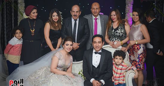 صور.. سعد الصغير و"سبايسى ميكس" يشعلان حفل زفاف محمد حسين وأسماء سمير