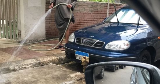  شكوى من ترك "حنفية الرى" مفتوحة دائما فى شارع الرياضة بمدينة نصر