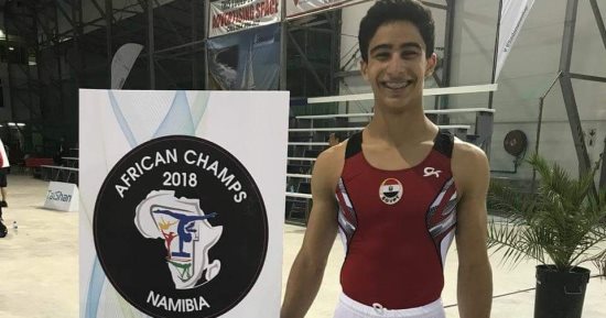 محمد منتصر يتأهل إلى أولمبياد الشباب للجمباز الفنى