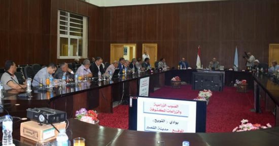 محافظ البحر الأحمر للجنة الزراعة: نبات السيلكورنيا سيحدث نقله فى المحافظة