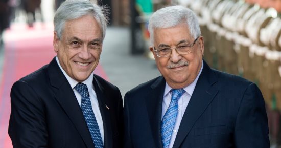 صور.. تشيلى تدعم مساعى محمود عباس لإعلان دولة فلسطينية