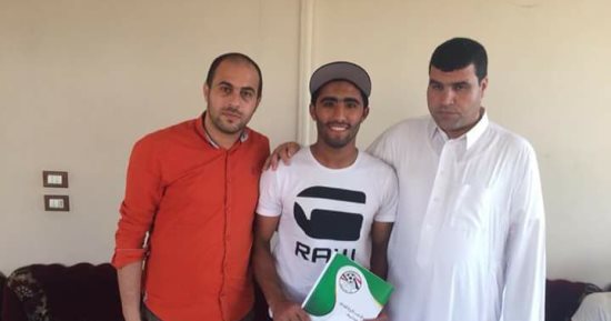 صور.. الرجاء يتعاقد مع ظهير أيمن جمهورية شبين