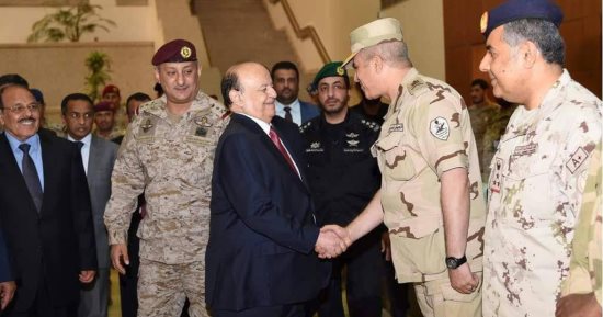الرئيس عبد ربه هادى يشيد بدور السعودية فى حفظ أمن اليمن