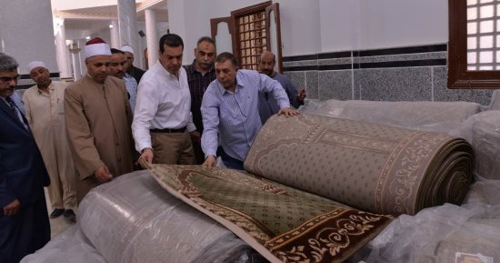 صور.. محافظ أسيوط يوجه بسرعة تطوير مسجد السلطان الفرغل