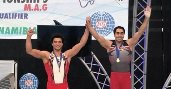 على أبو القاسم يتوج بذهبية جهاز الحلق ببطولة أفريقيا للجمباز 