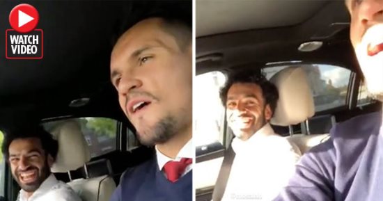 شاهد.. مدافع ليفربول يتحول لسائق محمد صلاح