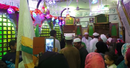 صور.. احتفال "الصوفية" بالليلة الختامية للحاج حسن الأسوانى