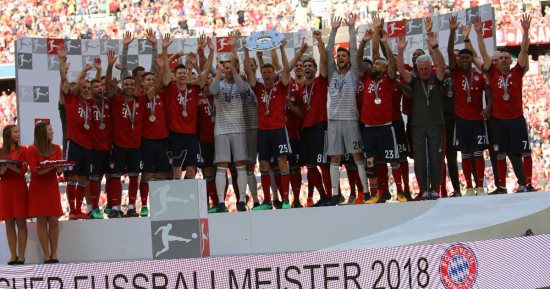اخبار بايرن ميونخ اليوم عن حصد لقب الدورى الألمانى للمرة السادسة على التوالى