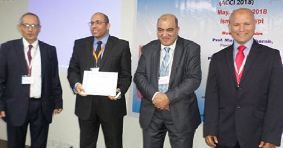 صور.. المؤتمر الدولى الأول لكلية الحاسبات والمعلومات يكرم عددا من المشاركين