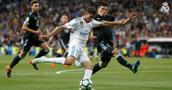 أشرف حكيمى يسجل هدف ريال مدريد الرابع فى شباك سيلتا فيجو