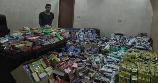 ضبط 4 آلاف قطعة ألعاب نارية فى حملة أمنية بالإسكندرية 