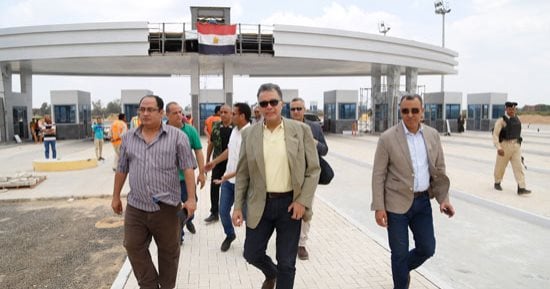 جولة وزير النقل بالطريق الدائرى الإقليمى