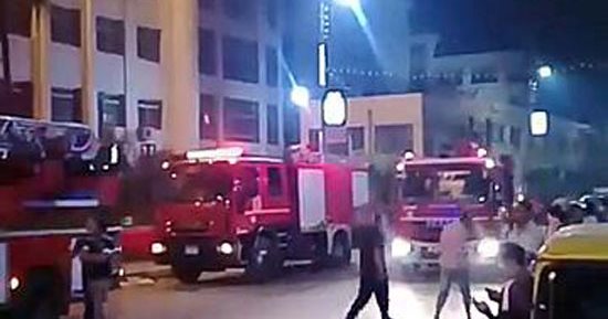 الحماية المدنية بالمنوفية تخمد حريقا هائلا بمصنع مواد لاصقة قبل امتداده