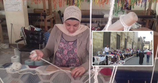 الحرف اليدوية: انتهاء أزمة انقطاع الكهرباء عن ورش السجاد بـقرية "أبو شعرة"