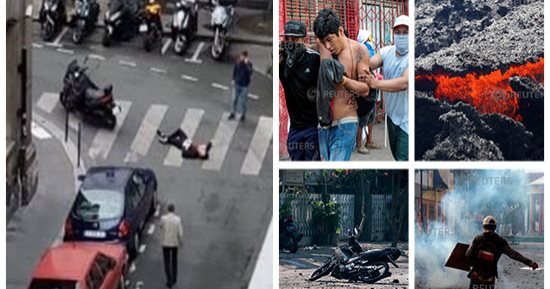 صور.. العالم هذا الصباح.. مقتل وإصابة 49 شخصا فى اعتداءات ضد 3 كنائس بإندونيسيا.. نيكاراجوا تشتعل بأعمال العنف خلال مظاهرات تطالب بإقالة الرئيس.. وتواصل تدفق الحمم البركانية فى شوارع ولاية هاواى الأمريكية