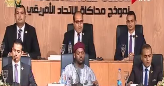 ممثل السنغال بـ"محاكاة الاتحاد الأفريقى": نشكر السيسى لجهوده بأفريقيا