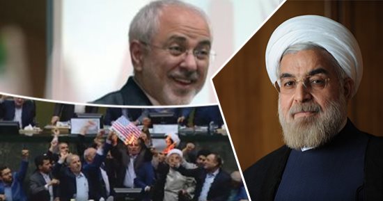 ضغوط المتشددين تحاصر الرئيس الإيرانى وفريقه.. مهندس الاتفاق النووى فى جولة انتزاع ضمانات لإبقائه قيد الحياة وخبراء القيادة يتهمه بتجاوز خطوط حمراء ويدعو روحانى للاعتذار.. ويؤكد: الانسحاب واجب شرعى فى هذه الحالة