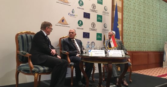 وزير الرى: نعانى ندرة فى المياه وننتهج مبدأ التعاون لتحقيق خطط التنمية