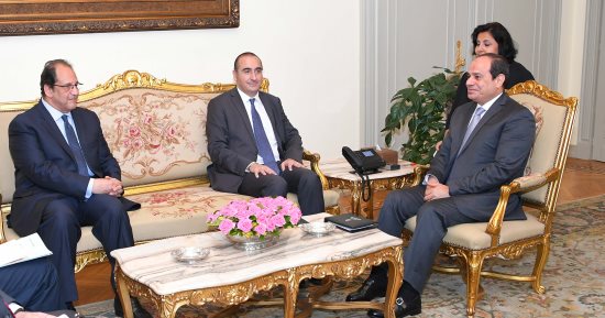 رئيس الاستخبارات الفرنسية يؤكد للسيسى حرص بلاده على التنسيق المستمر مع مصر