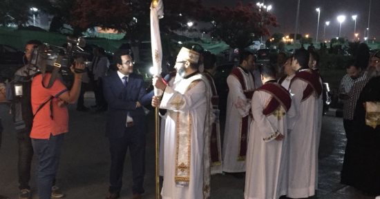 رفات شهداء الأقباط المصريين تصل مطار القاهرة قادمة من ليبيا