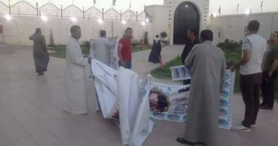 صور.. كنيسة العور بسمالوط تستعد لاستقبال رفات شهداء ليبيا
