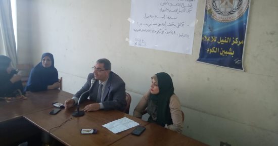 وكيل تضامن المنوفية يناقش "تكافل وكرامة" بين مستحق ومستفيد