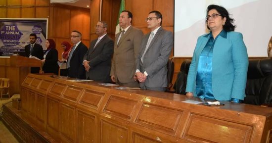 رئيس جامعة المنوفية يفتتح فعاليات مـؤتمـر الأبحاث الطلابية 