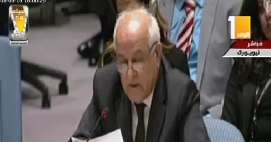 مندوب فلسطين بمجلس الأمن: كم شهيد يحتاجه المجتمع الدولى لوقف جرائم الاحتلال