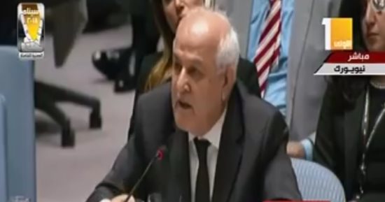 مندوب فلسطين بمجلس الأمن: عدم معاقبة إسرائيل يساعدها على ممارسة العنصرية.. فيديو