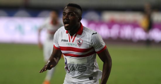 كاسونجو يصل القاهرة غدا وينضم لتدريبات الزمالك الاثنين