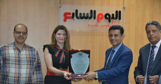 صور.. اهتمام الإعلام اليمنى بتكريم "اليوم السابع"  