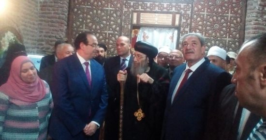 محافظ الدقهلية يشارك بالليلة الختامية لعيد الشهيدة القديسة دميانة