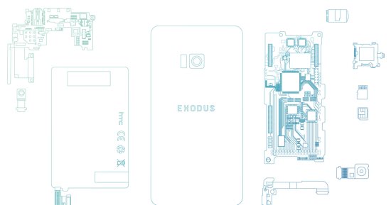 HTC تطور هاتفا جديدا يسمى "Exodus" بتقنية بلوك تشين