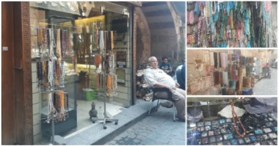 "ضبو" 30 سنة خبرة فى صناعة السبح: "سعرها بيوصل لـ3000 جنيه وزبائنها محفوظين"