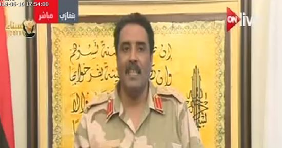 الناطق باسم الجيش الليبى يتهم تركيا بإيواء قيادات الإرهابيين