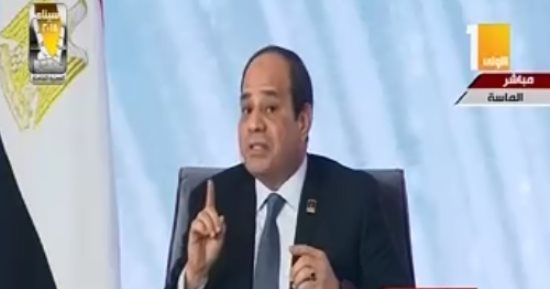 السيسي: لا أهتم بالشعبية وأعمل من أجل أمانة الـ100 مليون مصرى