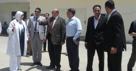وكيل وزارة الإسكان بالمنوفية يتفقد مشاريع مدينة السادات