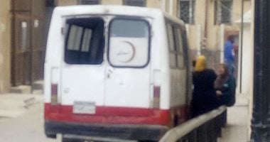 نقل طالب بالثانوية العامة فى المنوفية إلى مستشفى بركة السبع