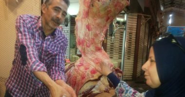 ضبط لحوم فاسدة فى حى الموسكى خلال حملات على محال الجزارة