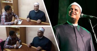 المداحون 2.. إيهاب يونس: هناك أدلة شرعية على عدم تحريم الإنشاد بالموسيقى.. وإدخال ألحان الأغانى الشهيرة إفلاس.. ويؤكد: انتهيت من دورى فى "الكنز 2".. ورسالتى لشباب المنشدين: من ليس له قديم لن يكون له حديث.. صور