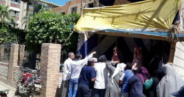 صور.. إقبال كبير على شادر اللحوم ومعرض أهلا رمضان بكفر الشيخ