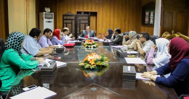 وحدة تطوير البحث العلمى بجامعة بنى سويف تناقش قواعد النشر الدولى