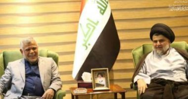 مقتدى الصدر يبحث مع هادى العامرى الإسراع فى تشكيل الحكومة العراقية