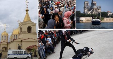 صور.. العالم هذا المساء.. تنظيم داعش الإرهابى يعلن مسئوليته عن الهجوم على كنيسة فى الشيشان.. الآلاف فى المغرب يحتجون على نقل السفارة الأمريكية إلى القدس.. فرنسا تطلق أول رحلة تجريبية للتاكسى الطائر فى نهر السين