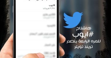للمرة الرابعة.. هاشتاج "أيوب" يتصدر "تويتر"