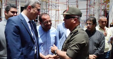 استعدادا لأداء الرئيس اليمين الدستورية.. رئيس الهيئة الهندسية يتفقد أعمال تطوير مجلس النواب