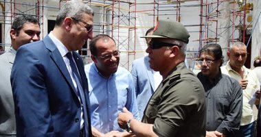 رئيس الهيئة الهندسية للقوات المسلحة يتفقد أعمال تطوير مجلس النواب