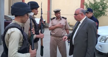 صور.. مدير أمن القليوبية يتفقد كمين جمجرة ويشدد على استخدام السلاح بتعليمات