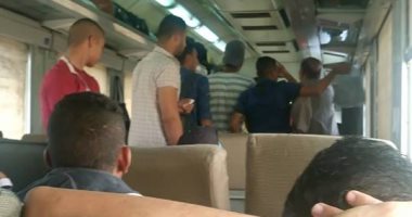 قارئ يشكو من تعطل تكييفات قطار رقم 987 المتجه من المنيا للقاهرة