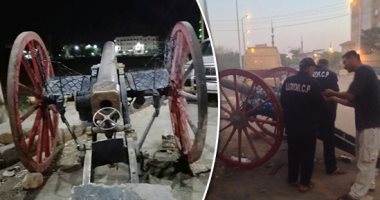 صور.. "مدفع الحاجة فاطمة" يضرب فى الإفطار والسحور بالأقصر برمضان منذ 147 سنة.. صوت المدفع يهز المدينة يوميا حتى ليلة العيد.. والخديوى إسماعيل أهداه للأهالى فى موكب تجره الخيول ليلة رؤية رمضان فى 1871م